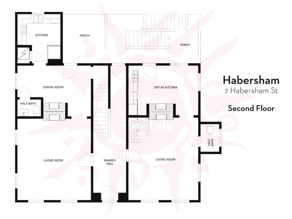 شقة Habersham House سافانا المظهر الخارجي الصورة