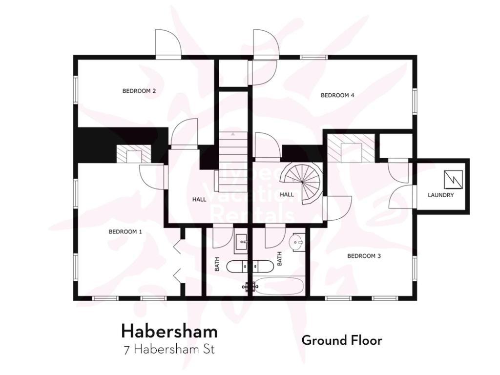 شقة Habersham House سافانا المظهر الخارجي الصورة